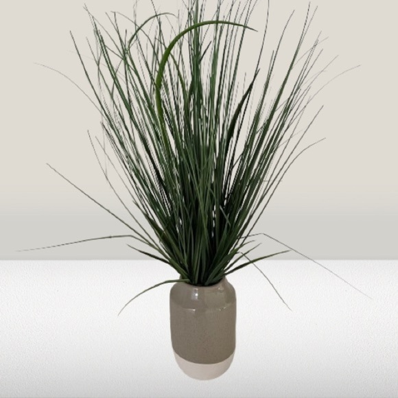 Other - Artificial plant in ceramic pot.